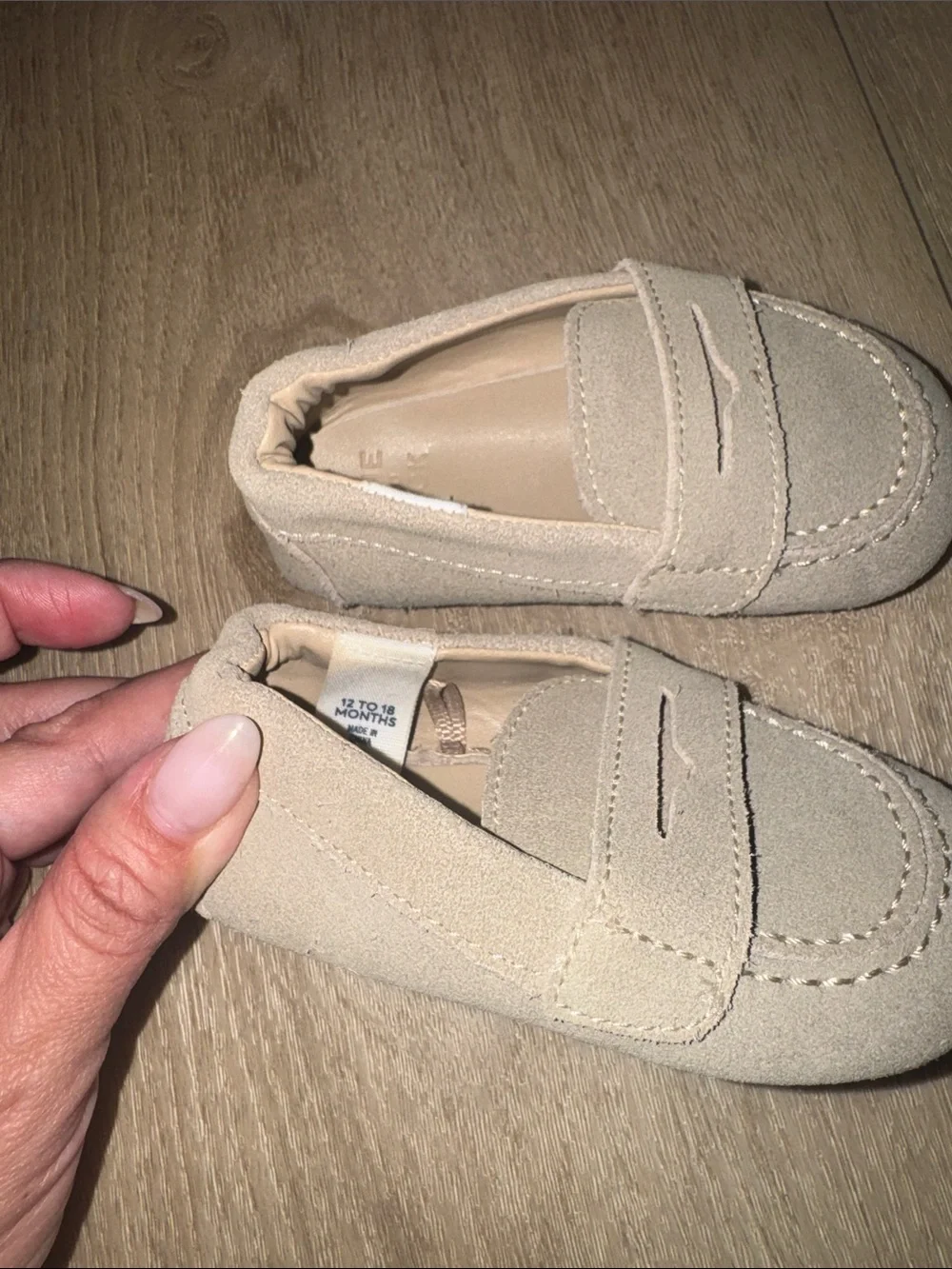 Janie and Jack Baby Suede Penny Loafer